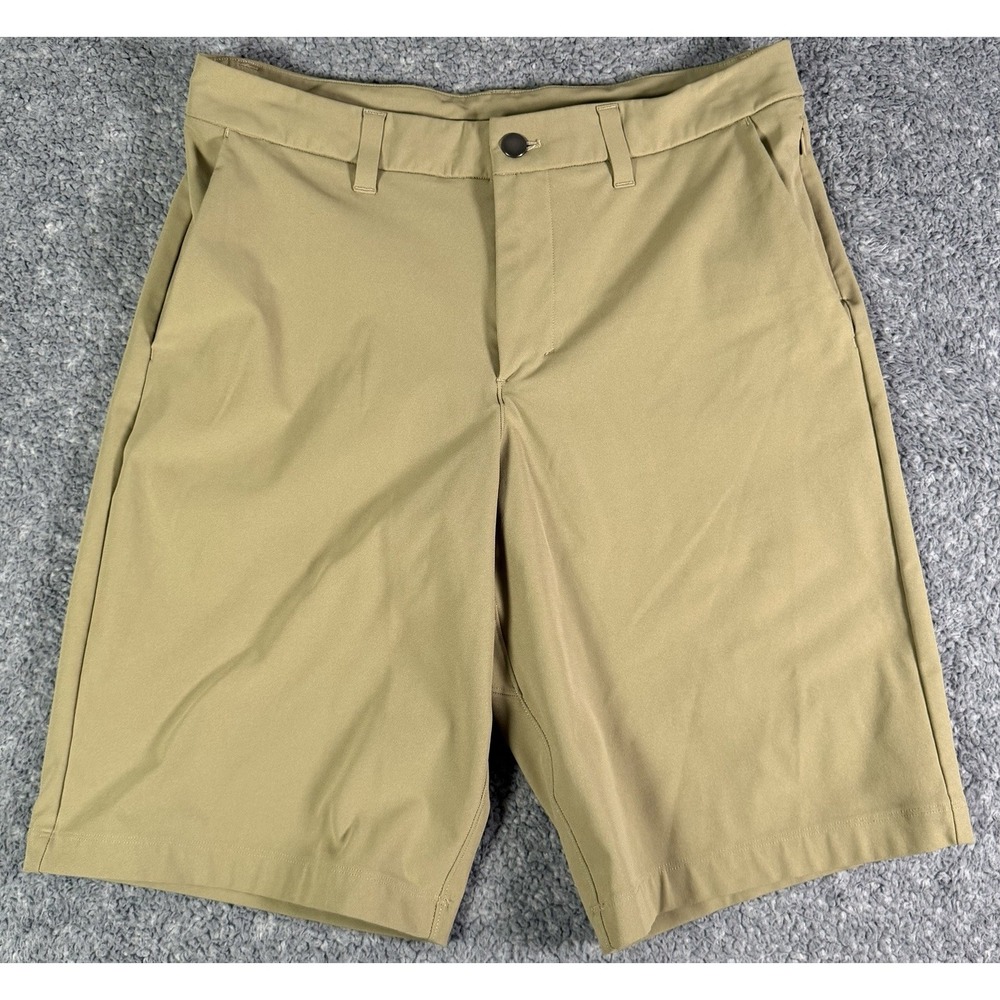 Lululemon Commission Relaxed ABC Warpstreme 11" Shorts Men's 30 Tan Khaki M7A83S